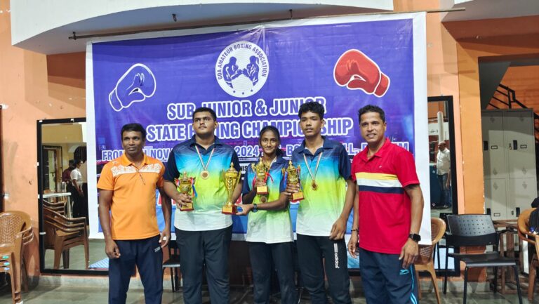 Goa Boxing Association hosts State Junior and Sub-Junior Boxing Championship at Peddem.