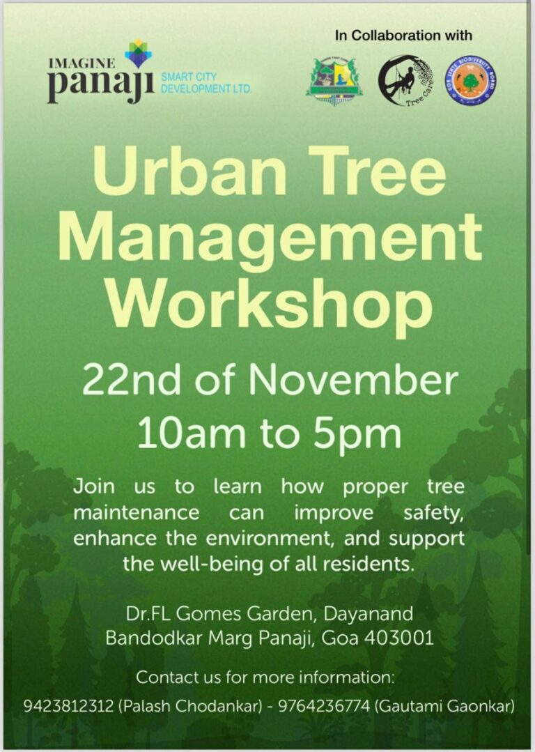 Panaji to Host Urban Tree Management Workshop on Nov 22